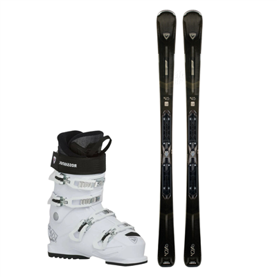 Skis Rossignol NOVA 6 Xpress + Fixations Xpress W 11 GW B83 + Chaussures de ski Rossignol KIARA 60 White